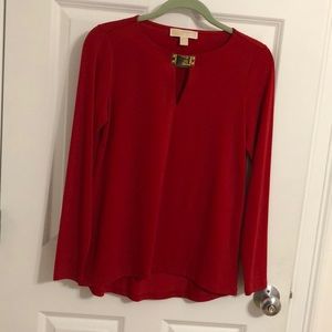 Michael Kors red top